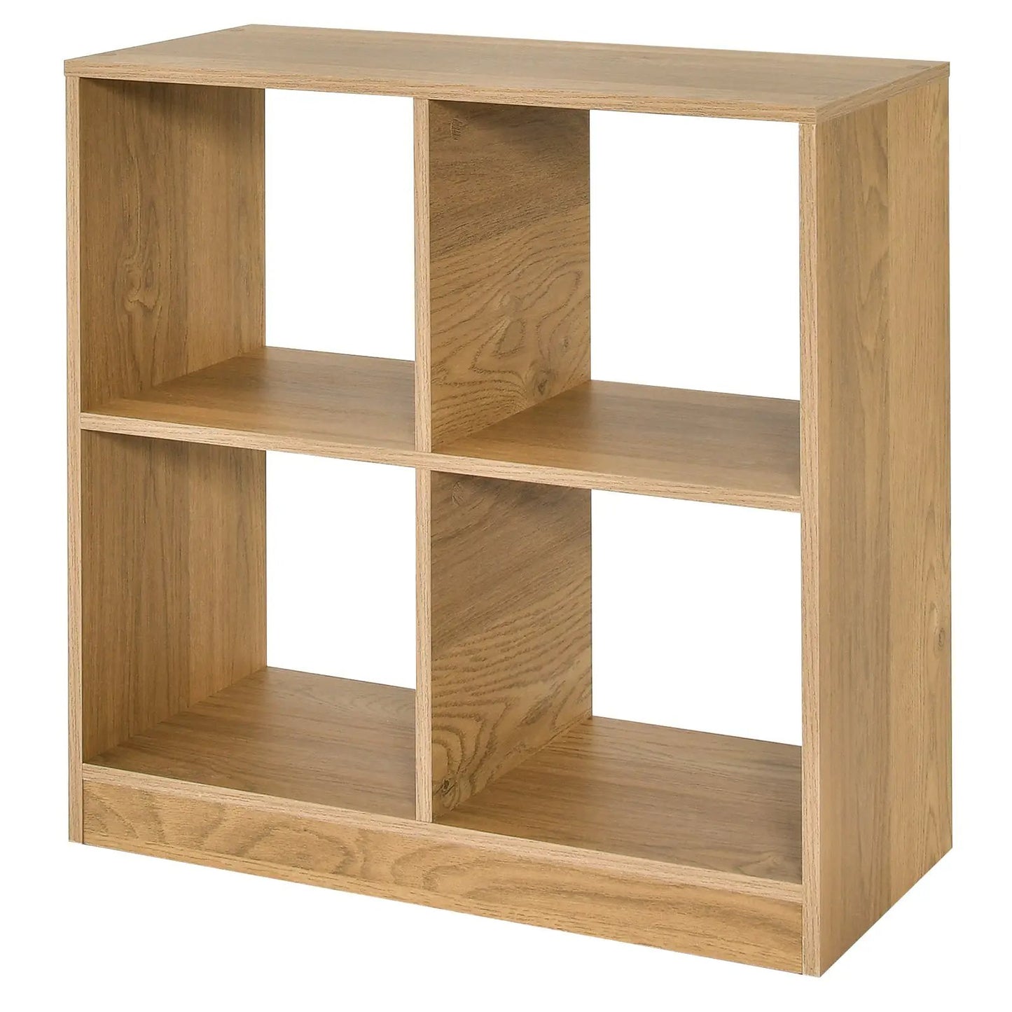 Four Cube Kids Bookcase with Open Shelves in natural oak finish on Tampa Home & Garden Store