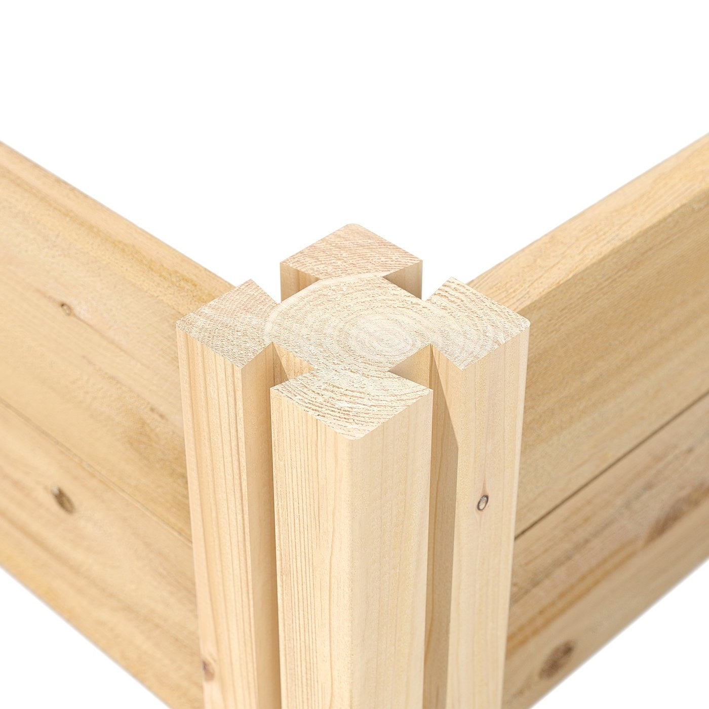 4 ft x 4 ft Pine Wood Raised Garden Bed - Made in USA - Tampa Home & Garden Store