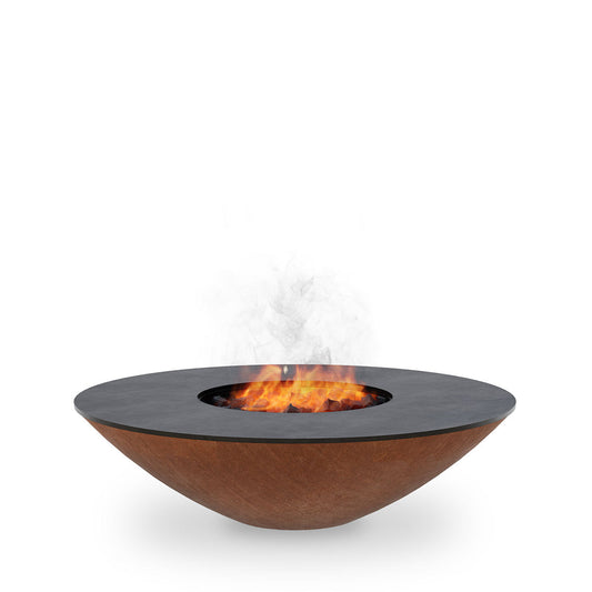 40" Fire Pit with Grilling Grate Griddle | Fire Pit Grill Combo - Tampa Home & Garden Store