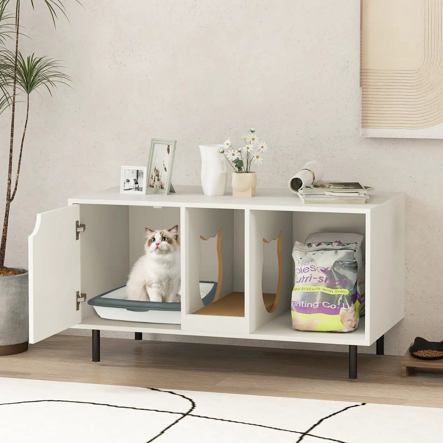 Elephant Themed Cat Tree with Multi Level Condos