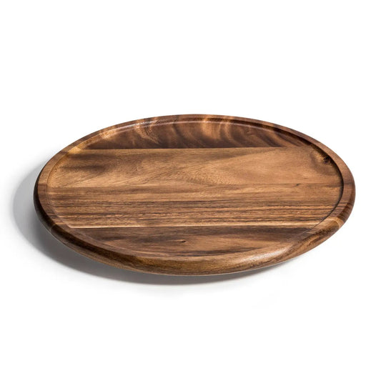 Lazy Susan Turntable 18-inch walnut wood spice organizer for cabinets & tables on Tampa Home & Garden Store