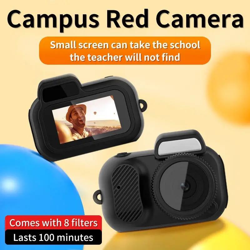 Student retro mini camera with LCD screen and CCD, black VIP Digital Presence compact camera on Tampa Home & Garden Store