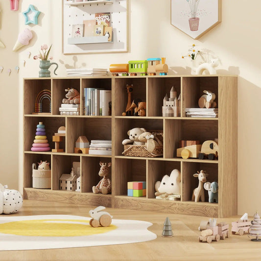 DirectDeals 41-Inch 8-Cube Wooden Freestanding Kids Bookcase on Tampa Home & Garden Store