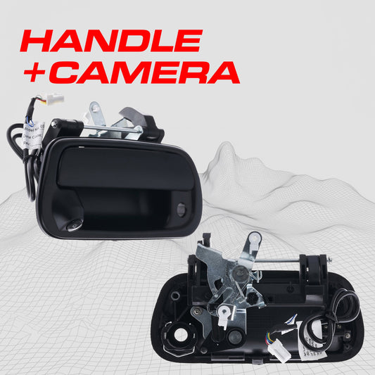 Tailgate handle with backup camera for Toyota Tundra 2000-2006 black by Master Tailgaters on Tampa Home & Garden Store