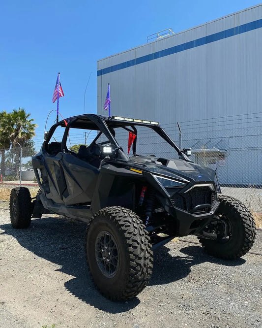 Polaris Pro R RZR 30 roof mount for light bar by GGLighting on roll cage on Tampa Home & Garden Store