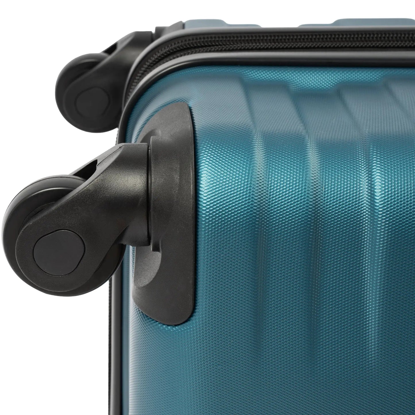 Merax TSA lock spinner wheels hardside blue ABS suitcase with textured shell on Tampa Home & Garden Store