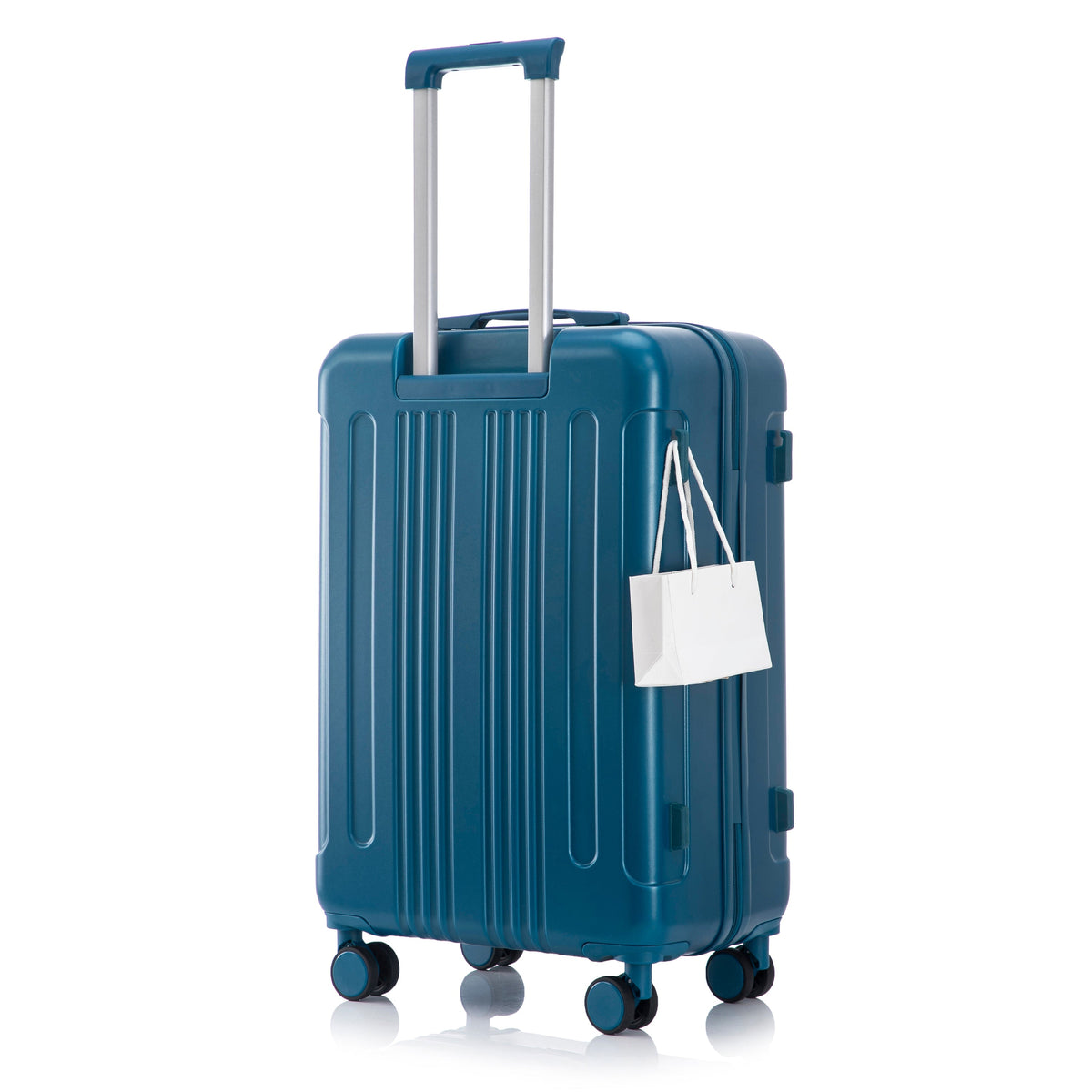 3-piece ABS spinner luggage set dark blue hard-shell suitcase with handle and wheels on Tampa Home & Garden Store