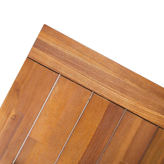 Carlie Outdoor Dining Table with Sandblast Finish wood grain top on Tampa Home & Garden Store