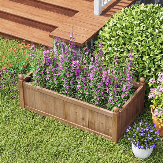 46 x 24 x 16 In. Planter Box with Drainage