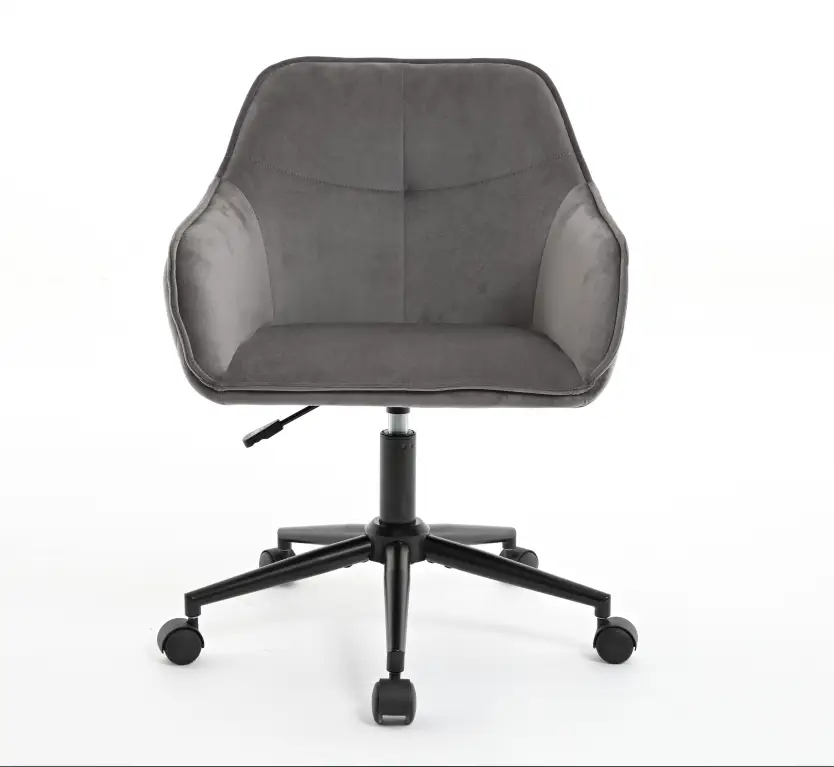 Silla de oficina de terciopelo, silla de escritorio moderna para el hogar con ruedas, sillas de tocador para sala de estar, dormitorio, sala de estudio