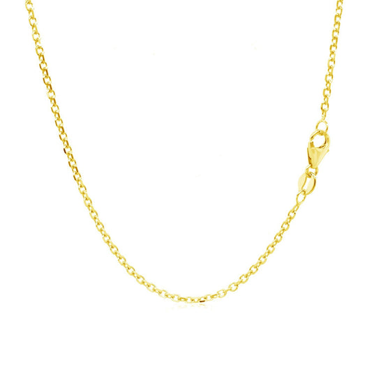 14k yellow gold adjustable cable chain necklace 1.5mm Bids.com on Tampa Home & Garden Store