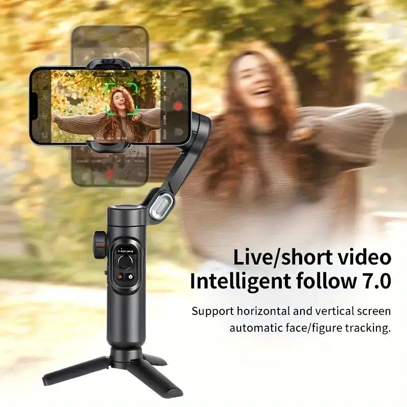 Xe 3 Axis Smartphone Gimbal, black, VIP Digital Presence, with clamp and tripod base on Tampa Home & Garden Store