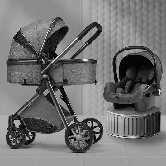 High Landscape stroller with sit-or-lie-flat bassinet and car seat, fabric, VIP Digital Presence on Tampa Home & Garden Store