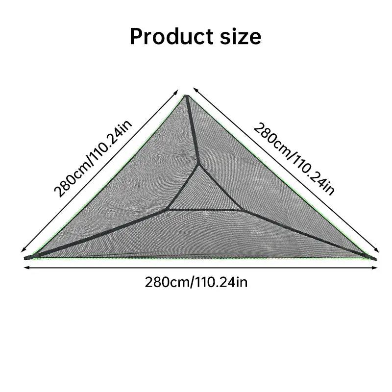 Portable Triangular Camping Hammock Air Polymer