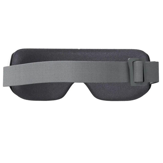 Eye Massager with gray strap and cushioned cups for air pressure relief and vibration on Tampa Home & Garden Store