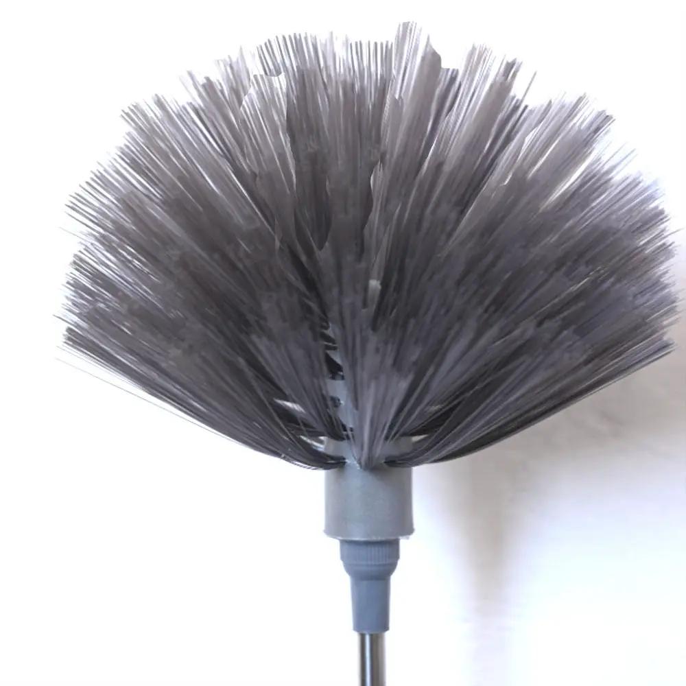 Extendable ceiling duster with grey microfiber bristles and metal handle on Tampa Home & Garden Store
