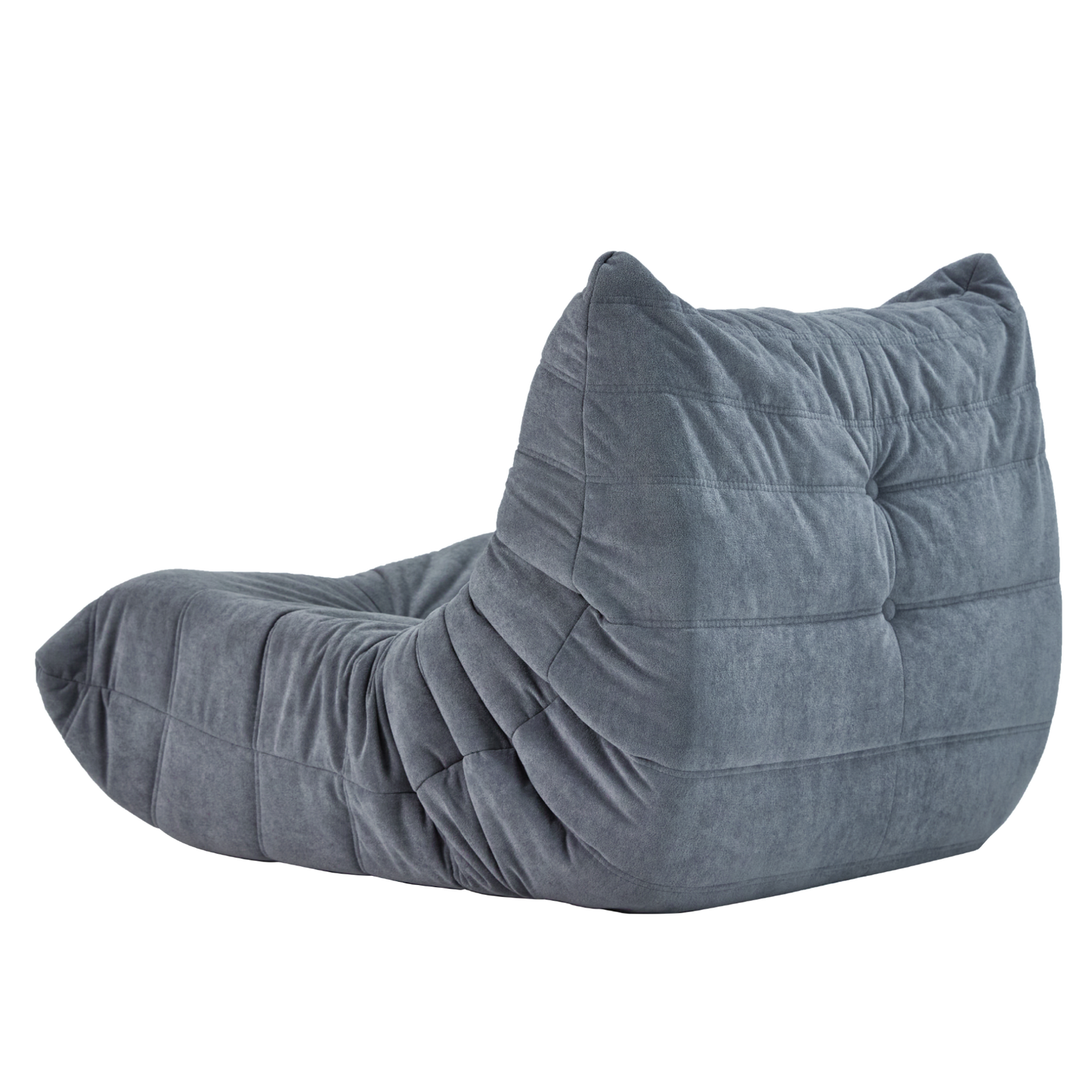Sofá de suelo tipo puf para adultos, sillón reclinable tipo puf junto a la chimenea, sillón de espuma viscoelástica para el hogar, la oficina, apartamento o sala de juegos