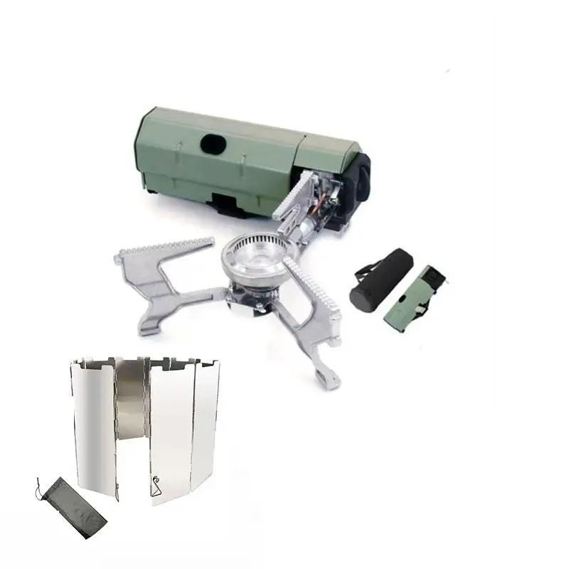 Estufa Plegable de Tarjeta para Exteriores, Camping, Picnic, Estufa de Gas Portátil, Olla Caliente, Cocina de Té