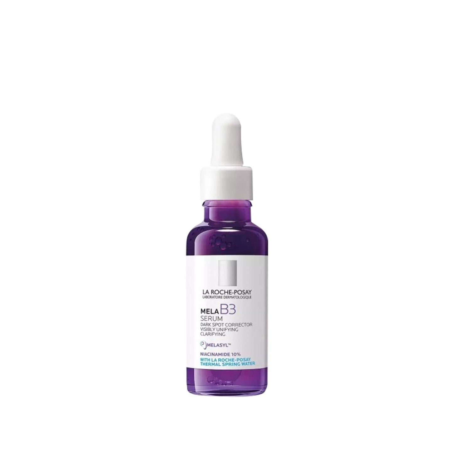 MELA B3 Serum La Roche-Posay bottle with white dropper cap dark spot corrector on Tampa Home & Garden Store