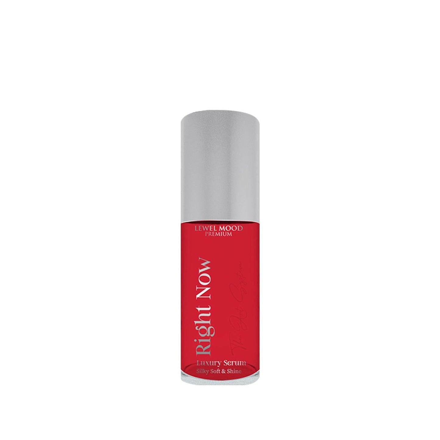 Lewel Mood Premium Right Now luxury hair serum red cylindrical bottle with silver cap on Tampa Home & Garden Store