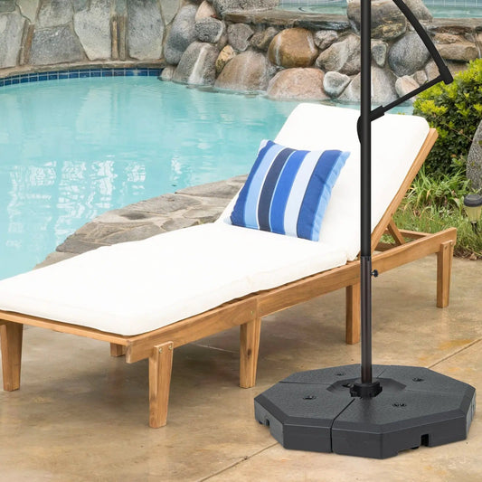 Patio Cantilever Umbrella Weights Base Plate Set, PE, 4-piece DirectDeals for outdoor bases on Tampa Home & Garden Store