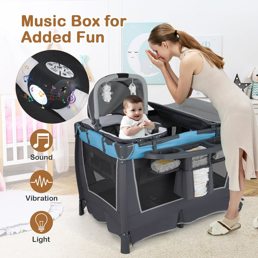 4-in-1 Convertible Portable Baby Play - Tampa Home & Garden Store
