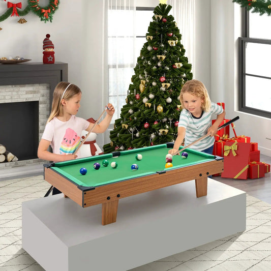 4-in-1 Foosball Billiards Air Hockey table with wooden frame and green felt on Tampa Home & Garden Store