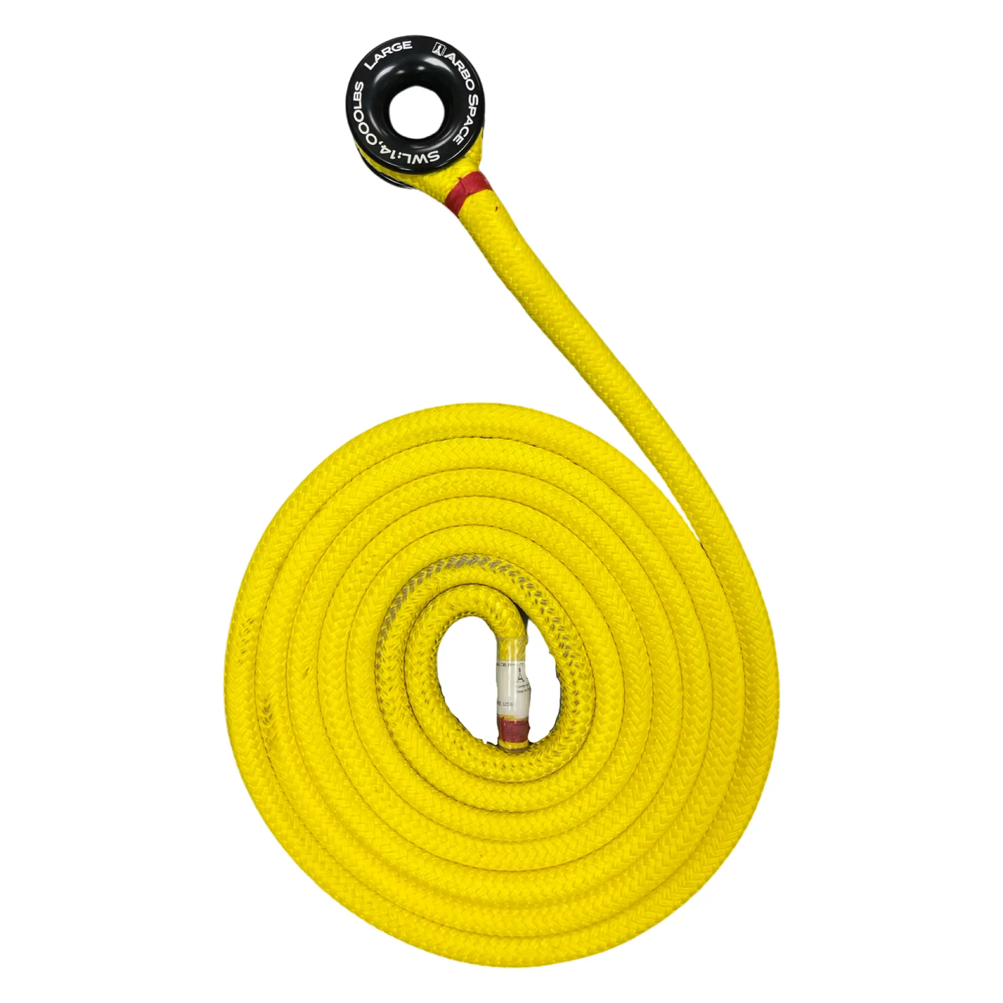 5/8 Arbo Space LDB Bull Rope Ring Sling yellow rigging sling with eye ring on Tampa Home & Garden Store