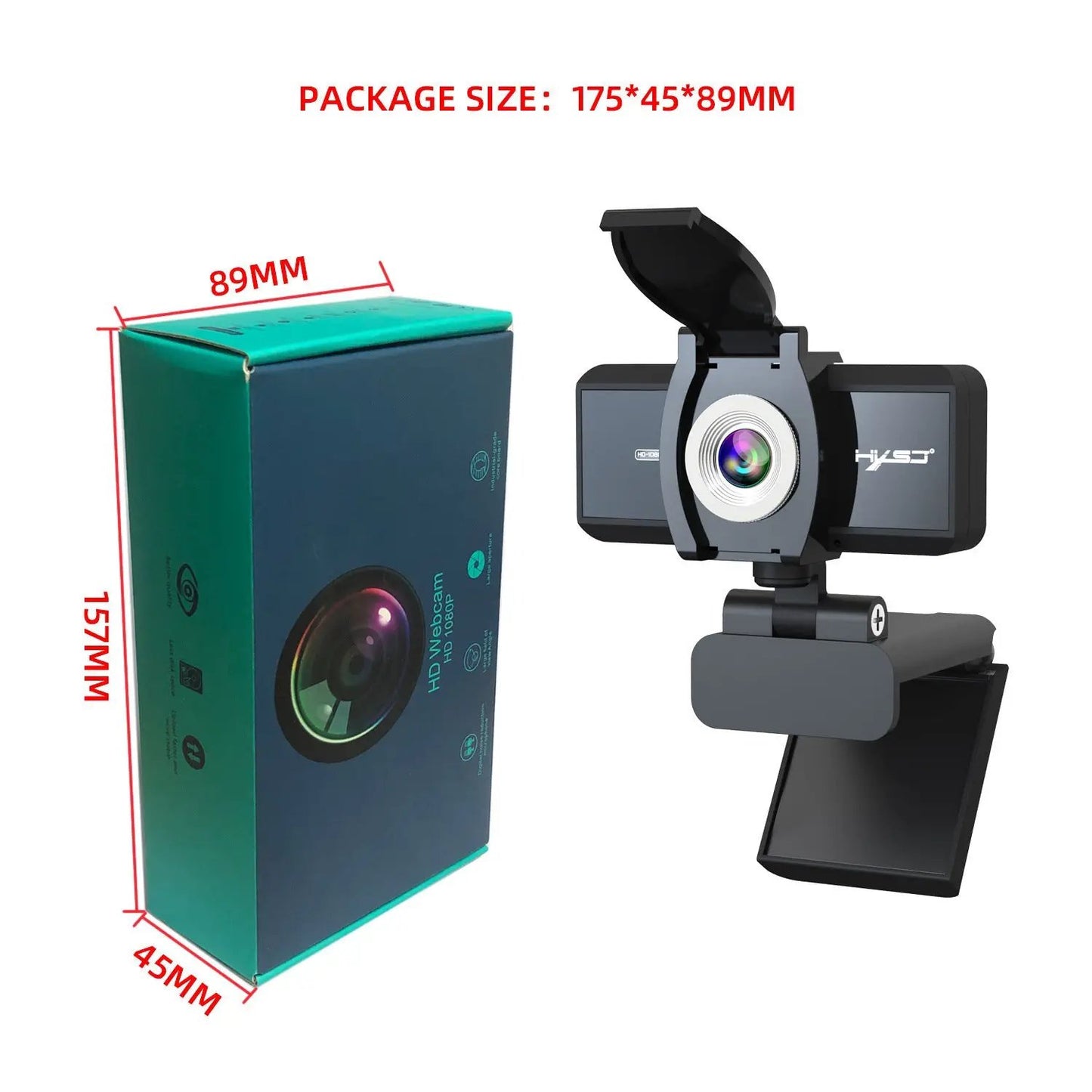 VIP Digital Presence 5 MP autofocus webcam 1080P video box 89x157x45mm on Tampa Home & Garden Store