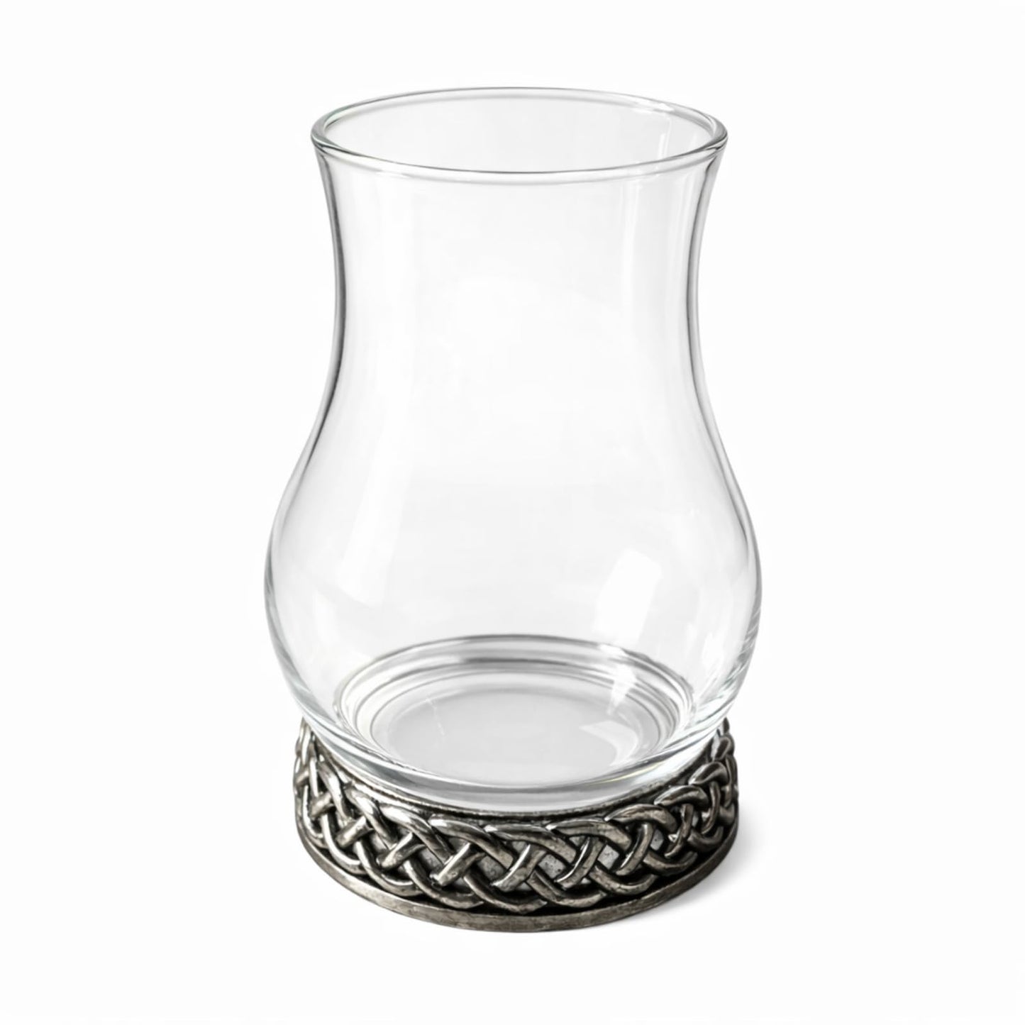 Celtic Heritage Whiskey Glass and Alloy Base
