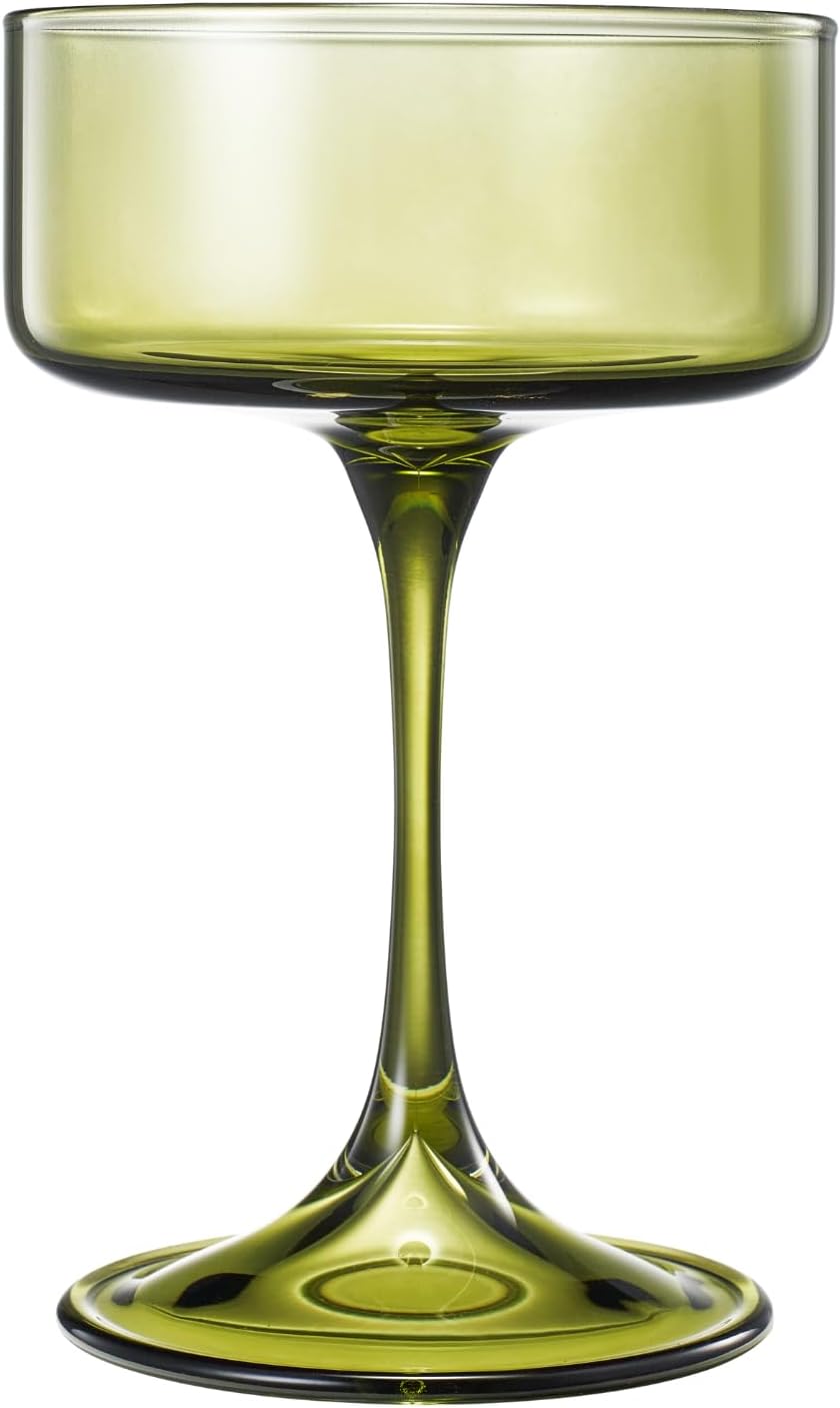 Khen Premium Four Multicolor Champagne Coupe Set
