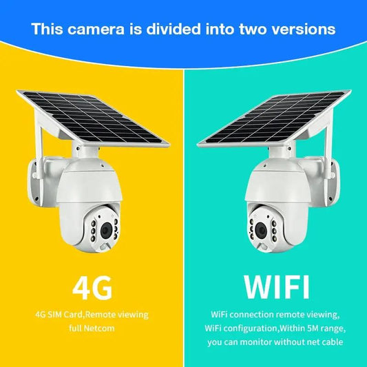 Brand 4G SIM Card and WiFi Solar PTZ Camera 1080P