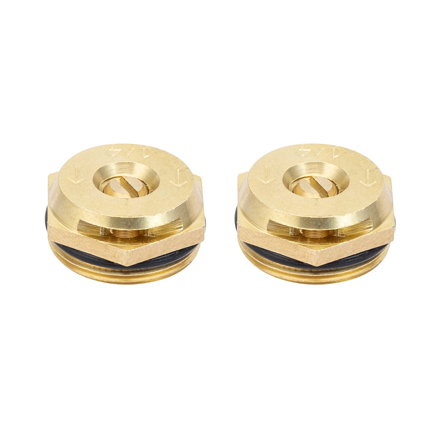 Brass flush head sprinkler nozzles set, 2-pack, Orbit Irrigation on Tampa Home & Garden Store