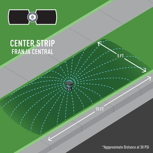 Center Strip Pattern Nozzle Sprinkler 53507 Orbit Irrigation center-strip spray arc on Tampa Home & Garden Store
