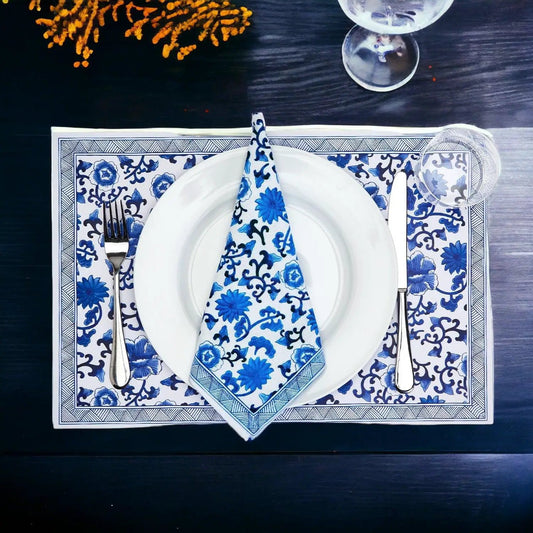 Chinoiserie Placemats for Elegant Dinner Parties