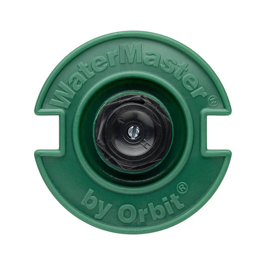 Orbit Irrigation plastic flush head pop-up sprinkler with half-pattern nozzle green on Tampa Home & Garden Store