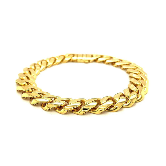 Bracelet 14k yellow gold curb chain, polished finish, by Bids.com on Tampa Home & Garden Store
