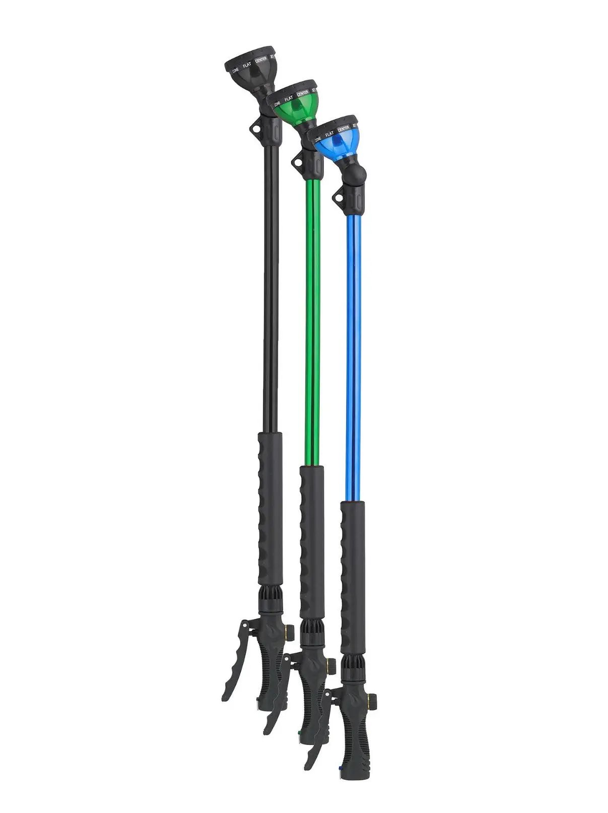Orbit Irrigation 10-Pattern Ratchet Head 30-Inch Watering Wand set of 3 black green blue on Tampa Home & Garden Store