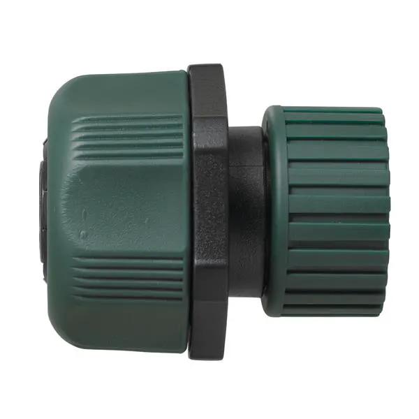 Soft Touch Hose Mender 5/8 to 3/4 inch female Orbit Irrigation green garden hose fitting on Tampa Home & Garden Store
