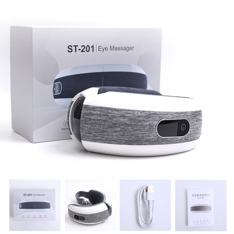 Charging Bluetooth Music Massager Hot Pack Eye Massager Electric Anti-wrinkle Fatigue Breathable Cloth Massager Healthy Care - Tampa Home & Garden Store