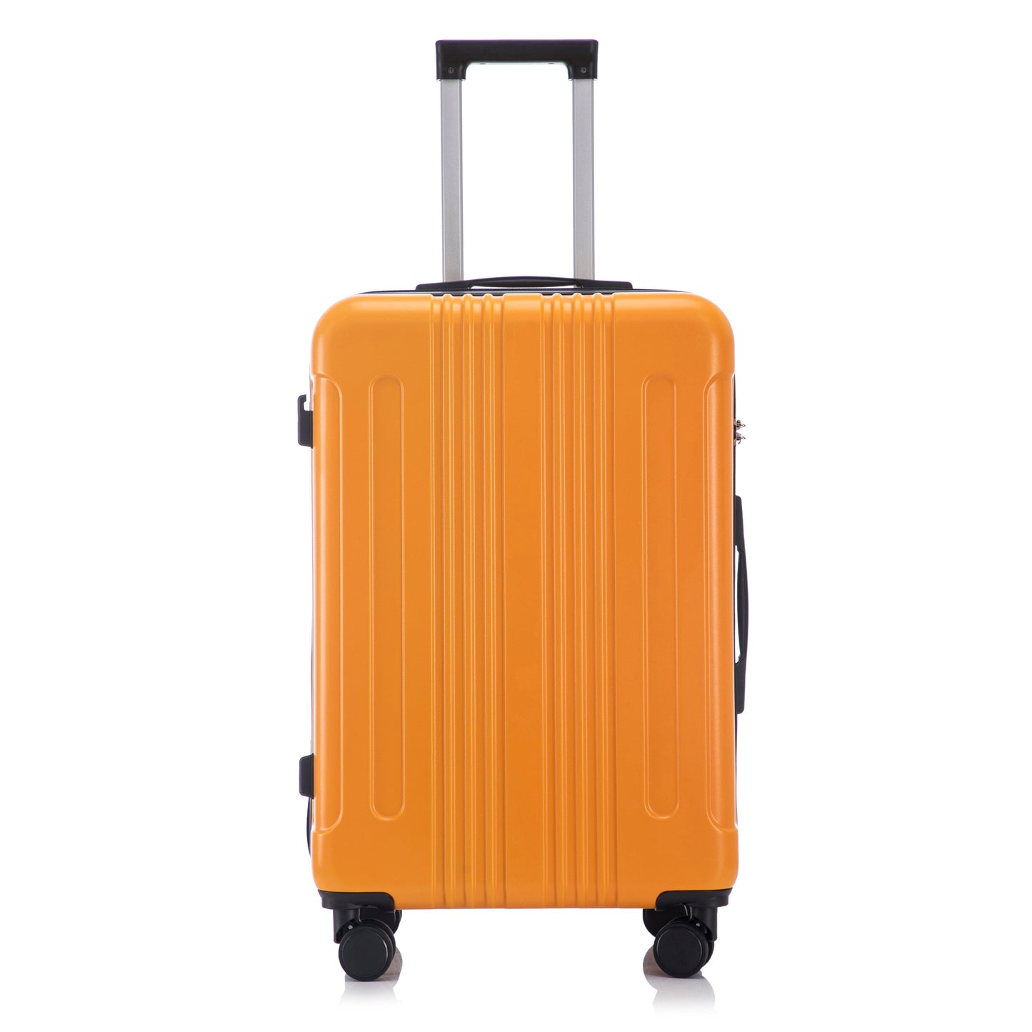 3-Piece ABS Spinner Wheel Luggage Set orange suitcase by HouseOfZazla on Tampa Home & Garden Store