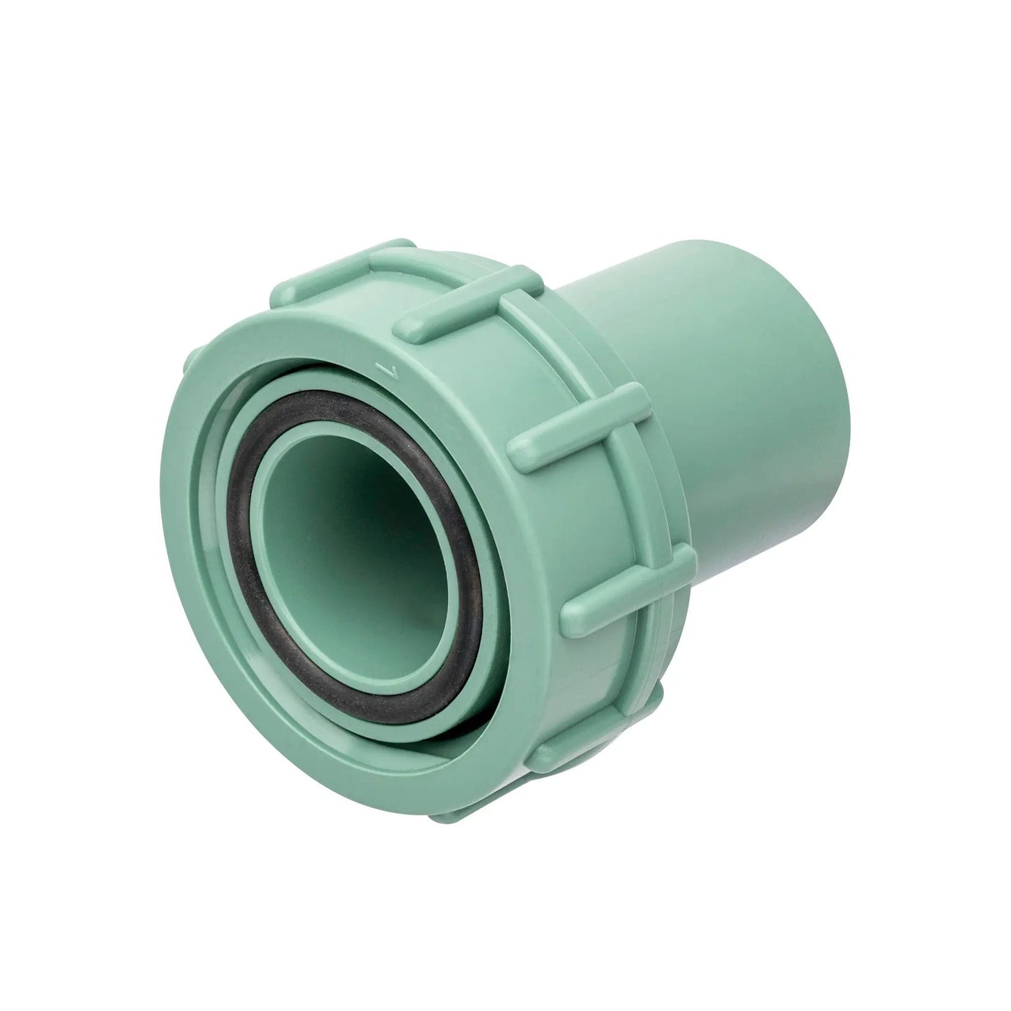 Orbit 1-inch PVC swivel adapter for drip irrigation, green plastic on Tampa Home & Garden Store