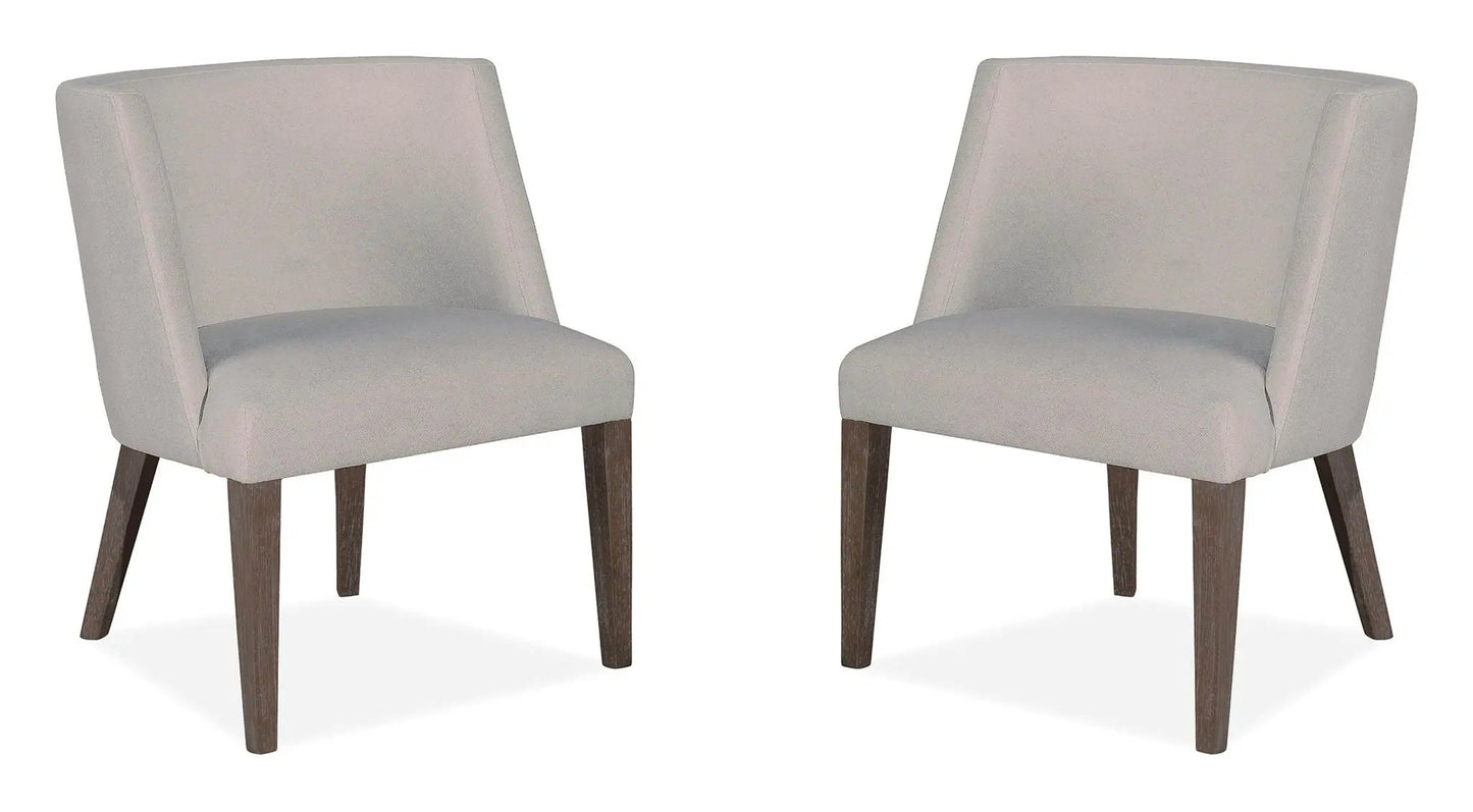 Kavanaugh Upholstered Side Chair Set of 2 Gray