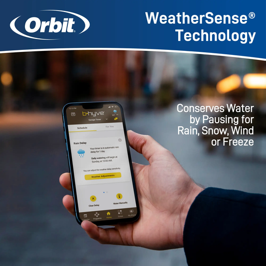 B-hyve XR Sprinkler Timer indoor use with mobile app control by Orbit Irrigation on Tampa Home & Garden Store