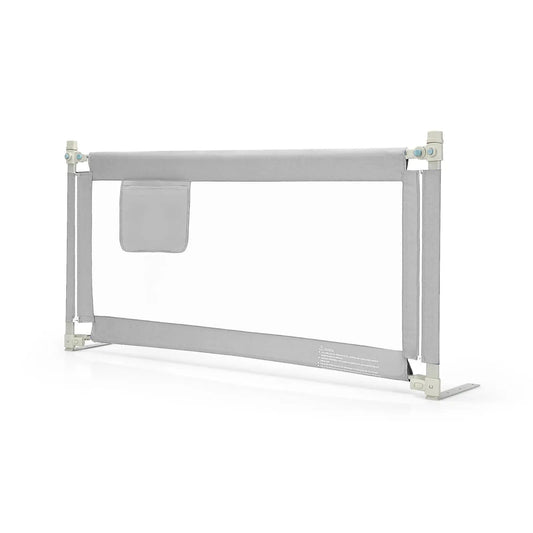 57-inch toddler vertical lifting bed rail with lock, gray padded safety guard DirectDeals on Tampa Home & Garden Store