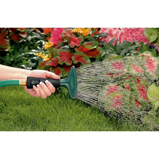 Aluminum shower nozzle with shutoff lever Orbit Irrigation rain spray on Tampa & Garden Store on Tampa Home & Garden Store