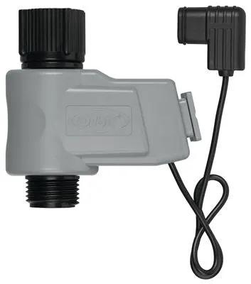 Orbit Automatic Yard Watering Kit Valve grey plastic irrigation valve with black solenoid on Tampa Home & Garden Store