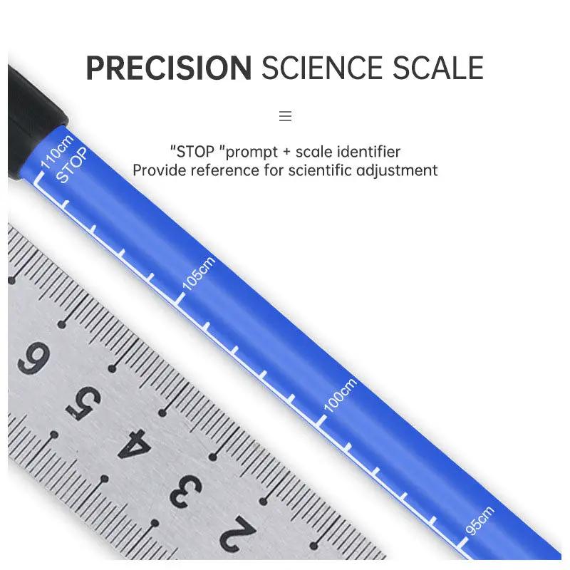 Outdoor Telescopic Climbing Stick blue aluminum with cm ruler scales 95–105 cm VIP Digital Presence on Tampa Home & Garden Store