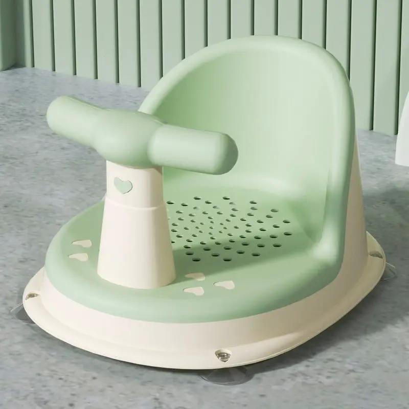 Silla de bebé para baby shower, asiento para niños, artefacto de ducha, banco de ducha, asiento ajustable de apoyo, soporte para bañera de bebé, banco de ducha antideslizante.