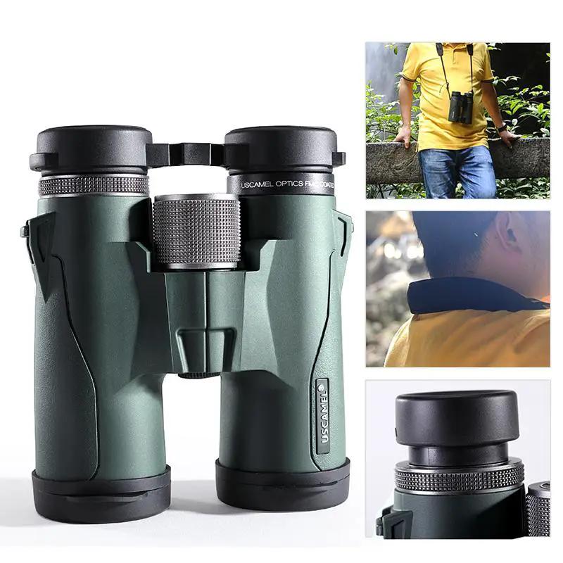 Uscamel 8x42 Binoculars in green with knurled focus wheel; VIP Digital Presence brand on Tampa Home & Garden Store